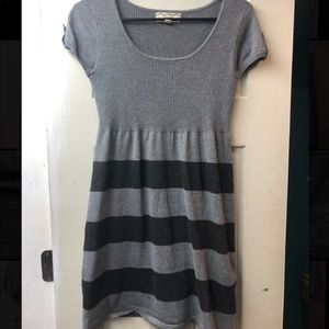 Black/grey sweater dress